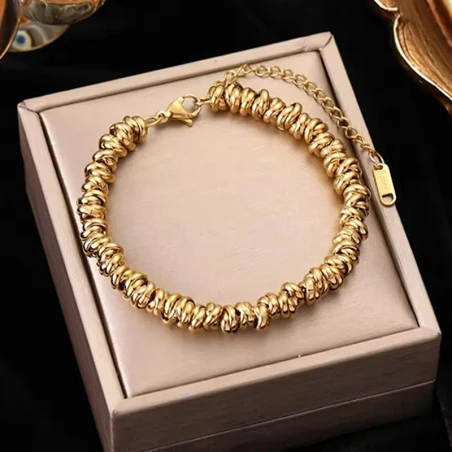 Çelik Gold Bileklik