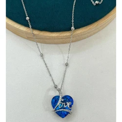 Çelik Silver Kolye 45Cm