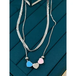 Çelik Silver Kolye 45Cm