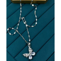 Çelik Silver Kolye 45Cm