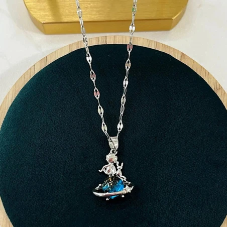 Çelik Silver Kolye 45Cm
