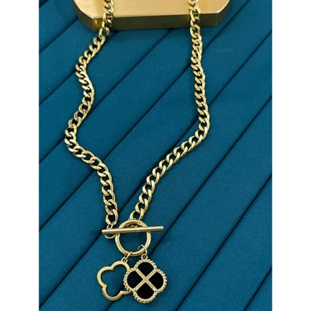 Çelik Gold Kolye 45Cm