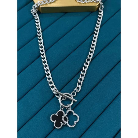 Çelik Silver Kolye 45Cm