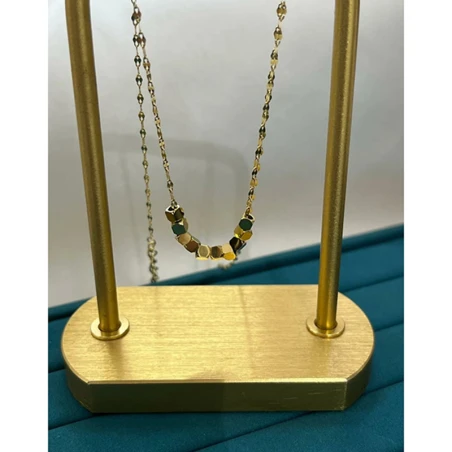 Çelik Gold Kolye 45Cm