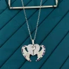 Çelik Silver Kolye 45Cm