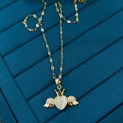 Çelik Gold Kolye 45Cm