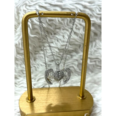Çelik Silver Kolye 45Cm