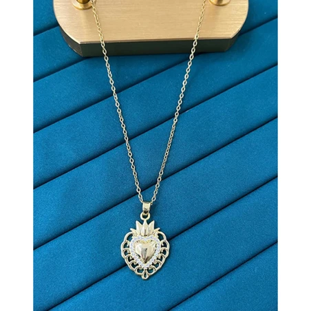 Çelik Gold Kolye 45Cm