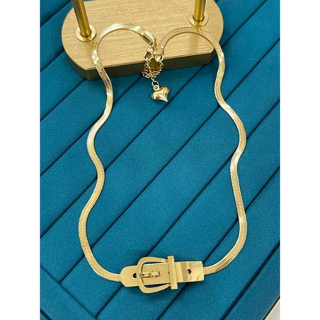 Çelik Gold Kolye 45Cm
