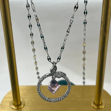 Çelik Silver Kolye 45Cm