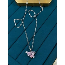 Çelik Silver Kolye 45Cm