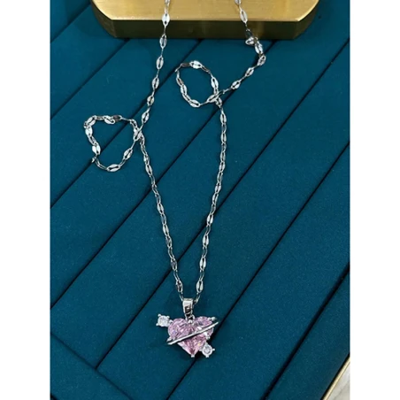 Çelik Silver Kolye 45Cm