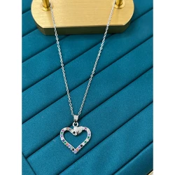 Çelik Silver Kolye 45Cm