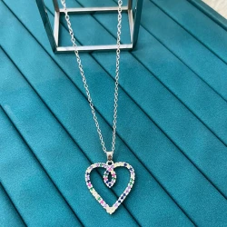 Çelik Silver Kolye 45 Cm