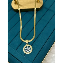 Çelik Gold Kolye 45Cm