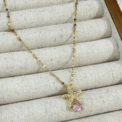 Çelik Gold Kolye 45Cm