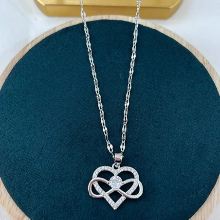 Çelik Silver Kolye 45Cm