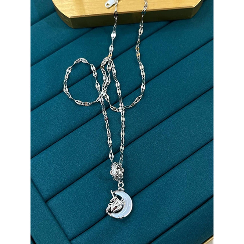 Çelik Silver Kolye 45Cm