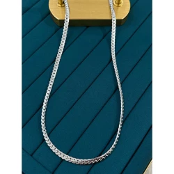 Çelik Silver Kolye 45Cm