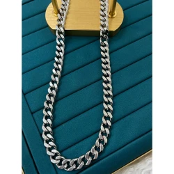 Çelik Silver Kolye 45 Cm