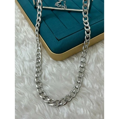 Çelik Silver Kolye 45 Cm