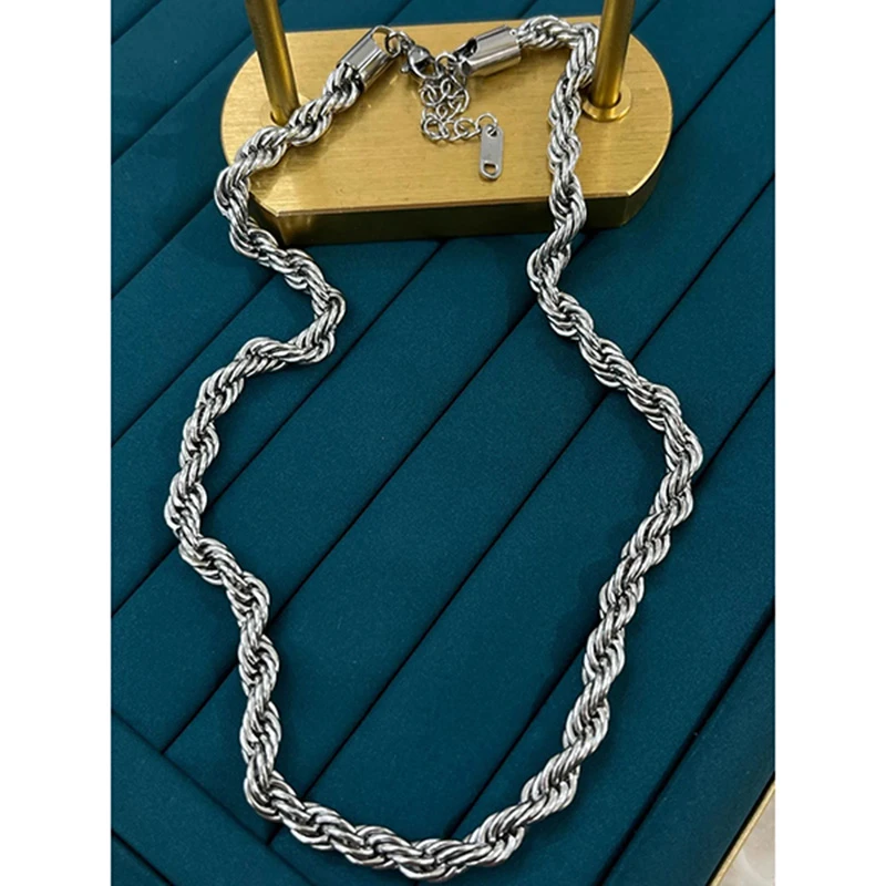 Çelik Silver Kolye 45Cm