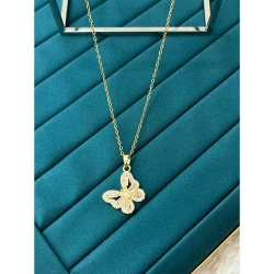 Çelik Gold Kolye 45Cm