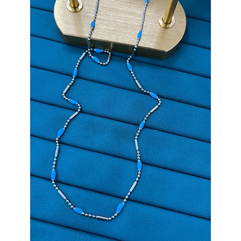 Çelik Silver Kolye 45Cm