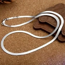 Çelik Silver İtalyan Kolye 60Cm