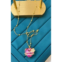 Çelik Gold Kolye 45Cm