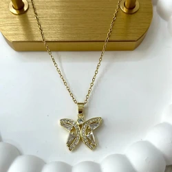 Çelik Gold Kolye 45Cm
