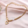Çelik Gold Kolye 45Cm