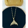 Çelik Gold Kolye 45Cm