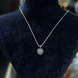 Zirkon Taşlı Kolye