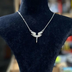 Zirkon Taşlı Kolye