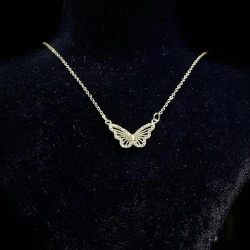 Zirkon Taşlı Kolye